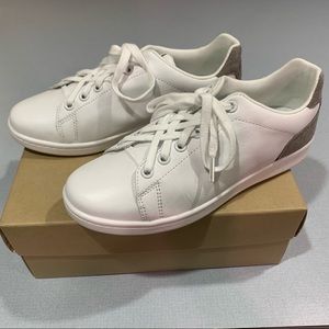 White leather, ED by Ellen sneakers.